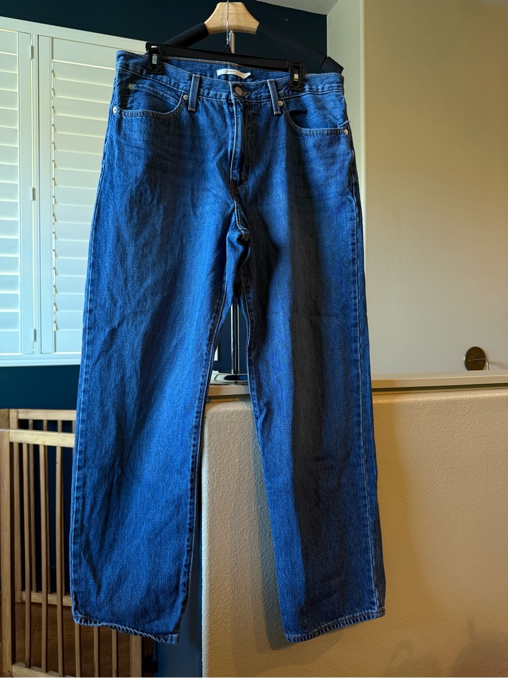 Levi's Women's Dark Blue Relaxed Jeans - 94 Baggy